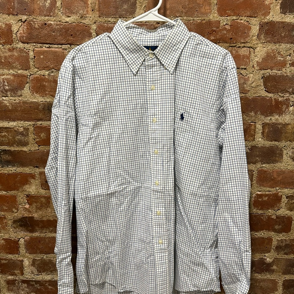 Ralph Lauren Plaid Dress Shirt | Lightly Used | Size Large | 100% Cotton